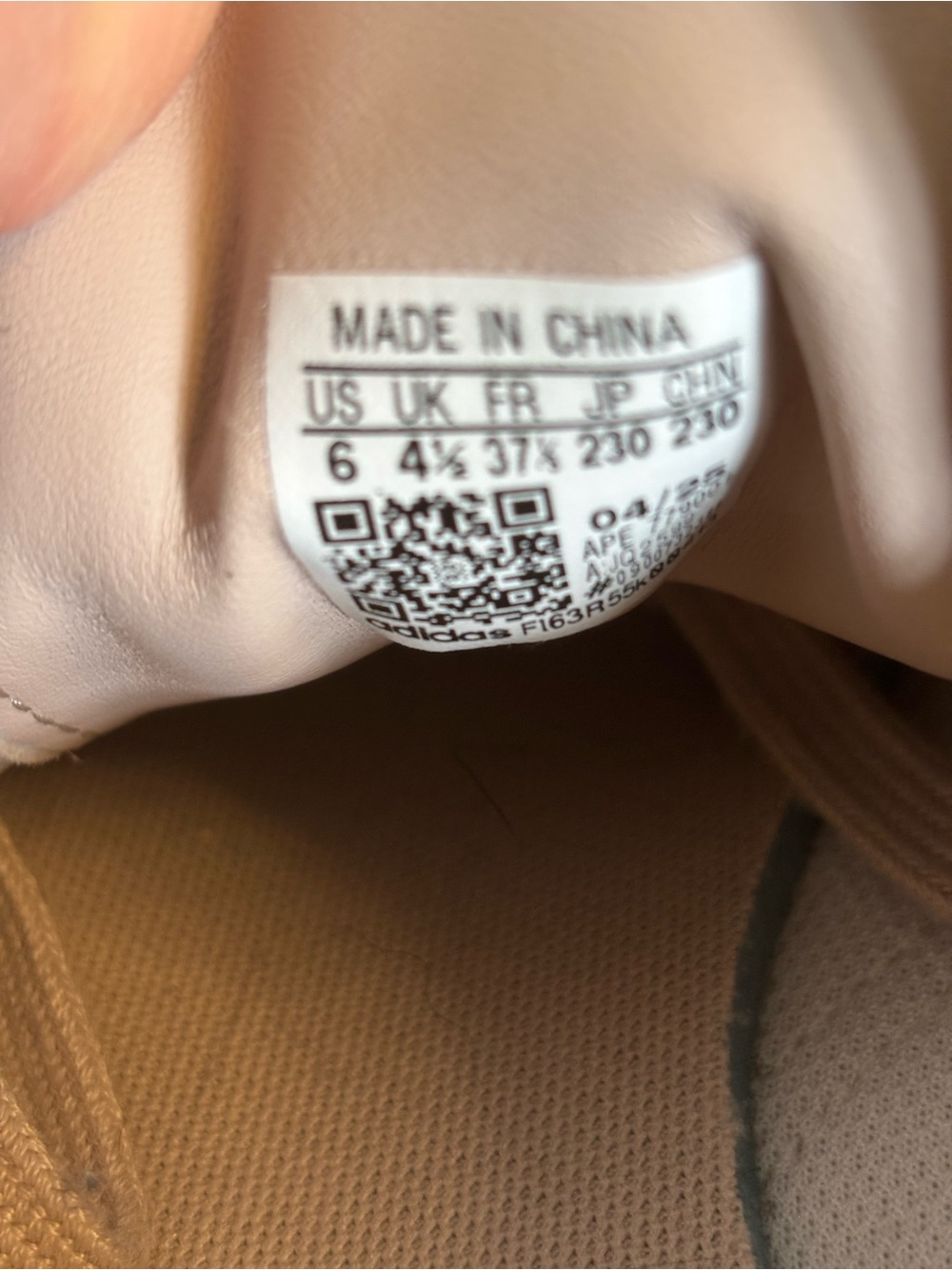 Adidas Stadt Wonder Taupe Sneakers 6 - Picture 3 of 5